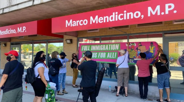 加拿大外勞舉行抗議 呼籲渥京保障權益