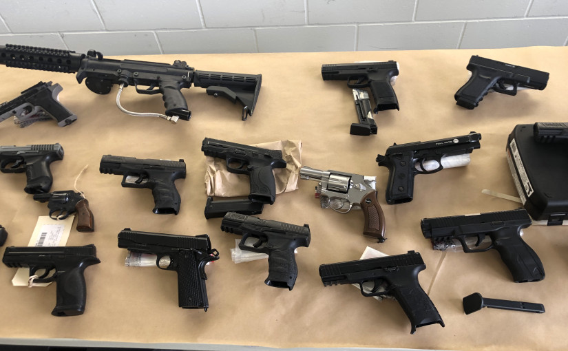 溫市警方繳獲的仿製槍之數量較兩年前增加107%