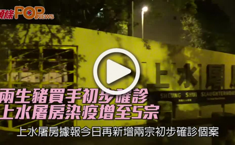 兩生豬買手初步確診 上水屠房染疫增至5宗