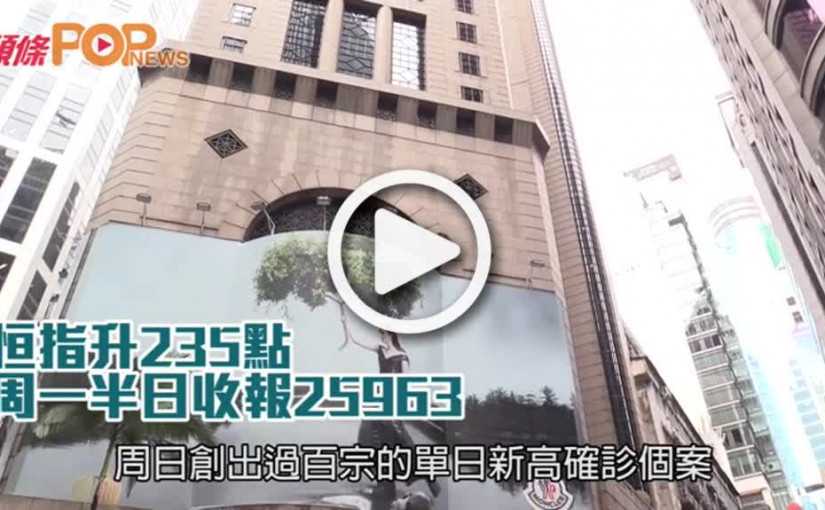 恒指跌31點  全日收報25057