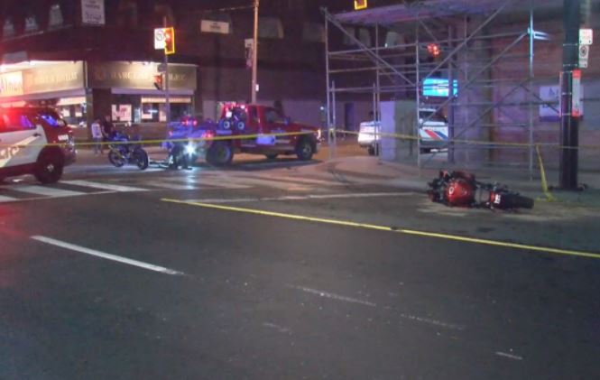 多市中心2電單車相撞 2司機同受重傷