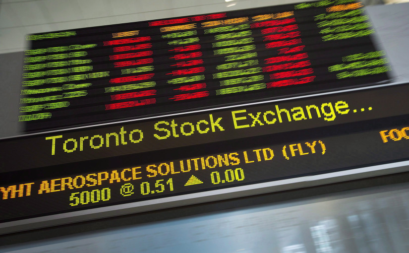 油金雙跌  加拿大主要股指走弱