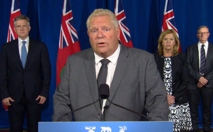 福特：安省正式進入第2波疫情 正觀察屬「波濤」還是「海嘯」