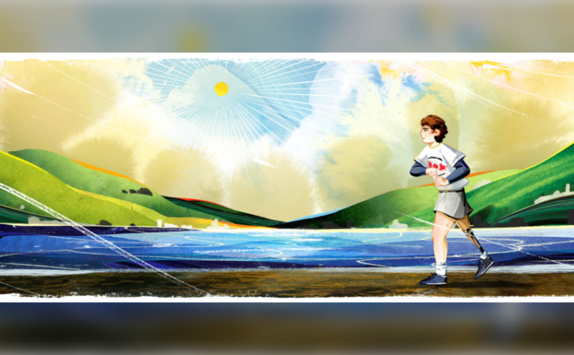 Terry Fox成為Google首頁圖像人物   紀念他發起長跑活動40周年