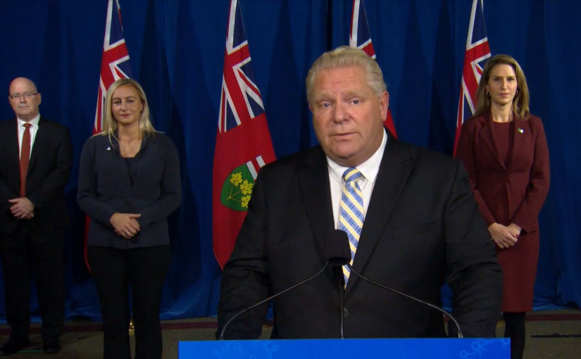 福特對多倫多病毒陽性比率偏高表示「超級擔心」