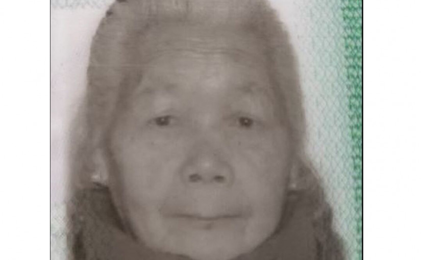 85歲華婦失蹤 警籲公眾助尋