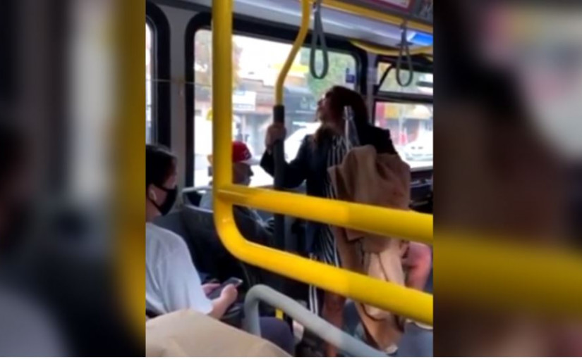 巴士上口罩爭執 男被吐口水 女被推落巴士 大溫運聯警隊展開調查