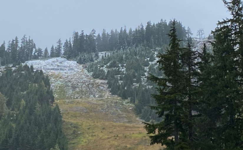 【有片】卑詩北岸滑雪場首度飄雪花   內陸地區首現大雪