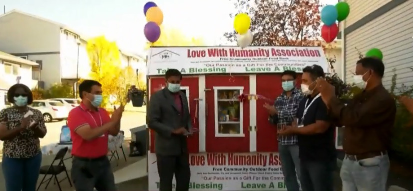 卡城Ranchlands區設立迷你免費戶外食物銀行兼圖書館