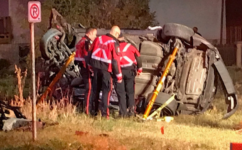 卡城今晨發生車禍 有2人受傷 生命危殆