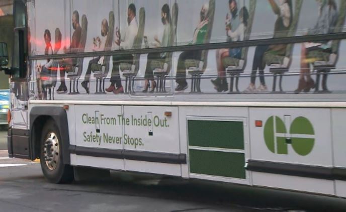 Metrolinx推廣車廂內外清潔安全 GO巴士重新包裝