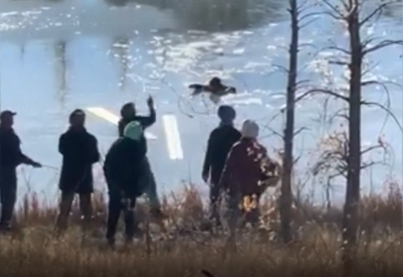 卡城東北區有一群長者拯救了兩名落水少女