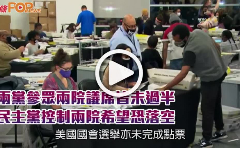 兩黨參眾兩院議席皆未過半  民主黨控制兩院希望恐落空
