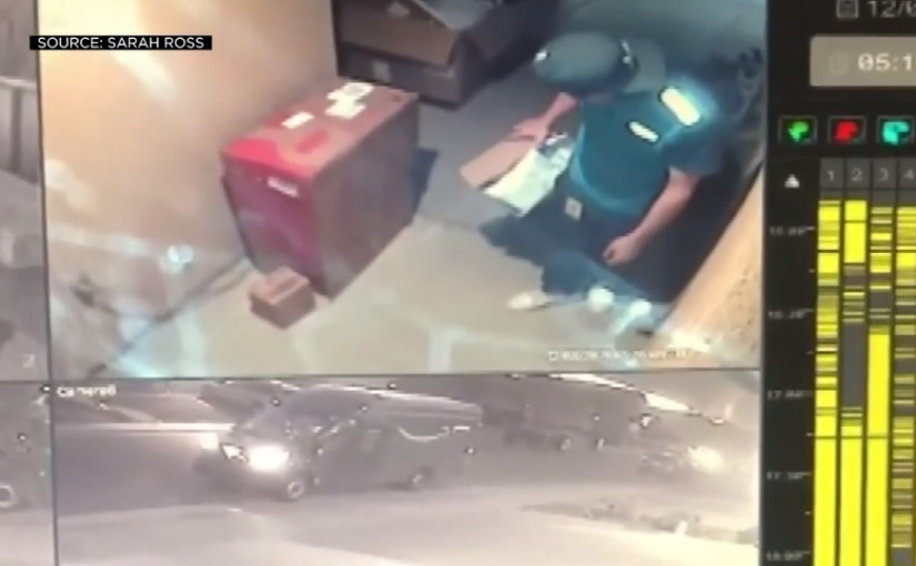 【視頻新聞】包裹門口被盜 系亞馬遜送貨員所為