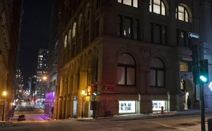 魁省已進入宵禁期 旺市晚上變死城