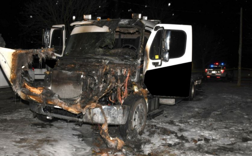 約克區發生拖車縱火案