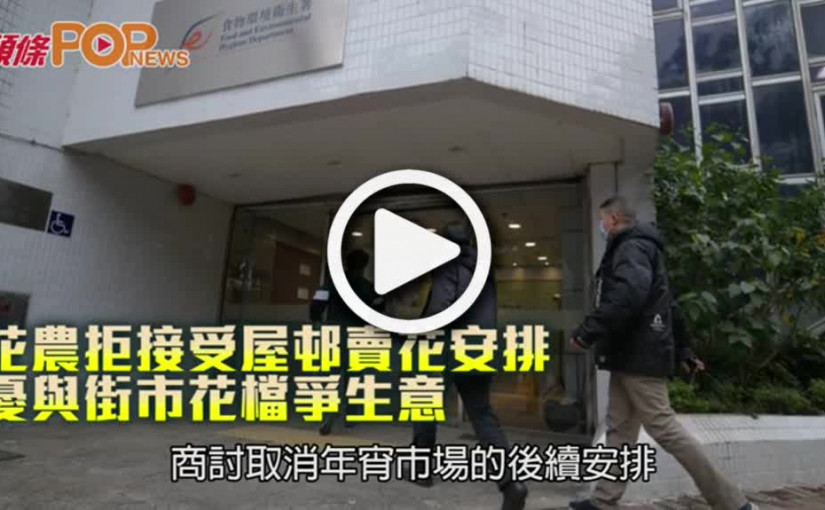 花農拒接受屋邨賣花安排  憂與街市花檔爭生意