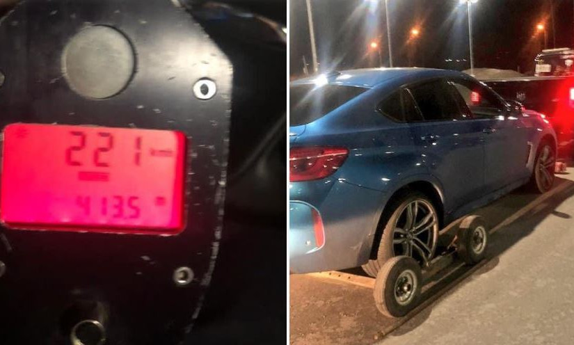 221公里時速400號公路飆車 19歲司機被捕停牌7天