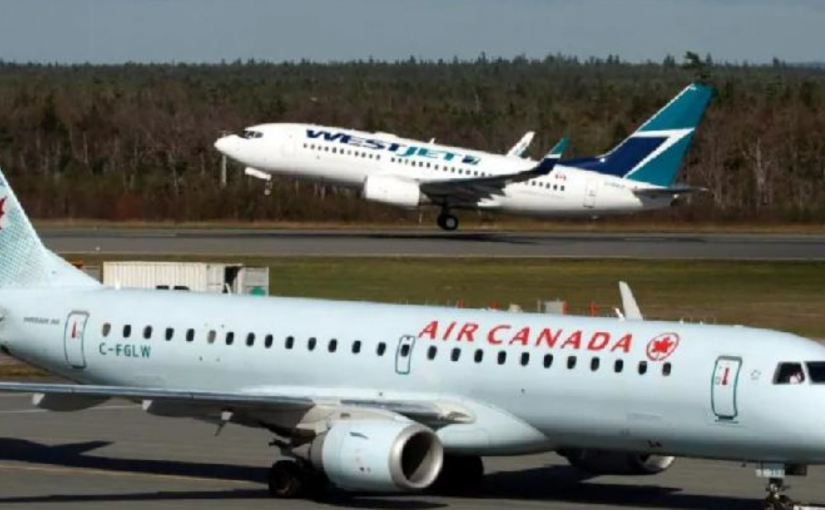 加航獲聯邦政府援助 西捷航空表示不公平