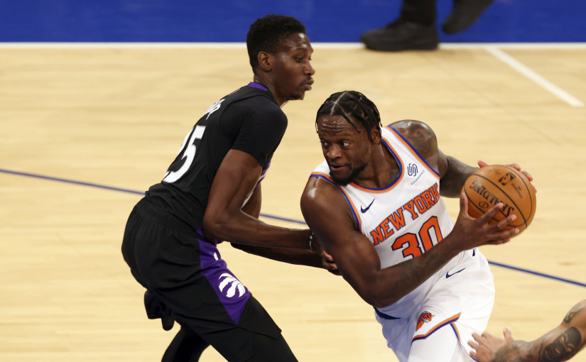 NBA猛龍隊96：102不敵尼克人隊