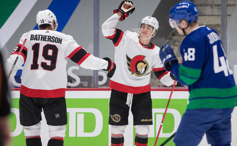 NHL溫哥華加人隊主場不敵渥太華參議員隊