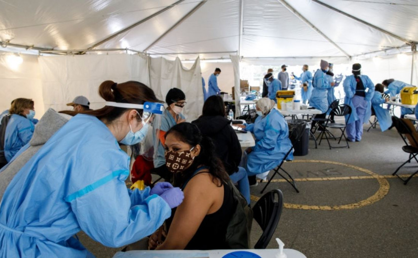 多市開放5間流動疫苗接種中心共提供7000劑疫苗