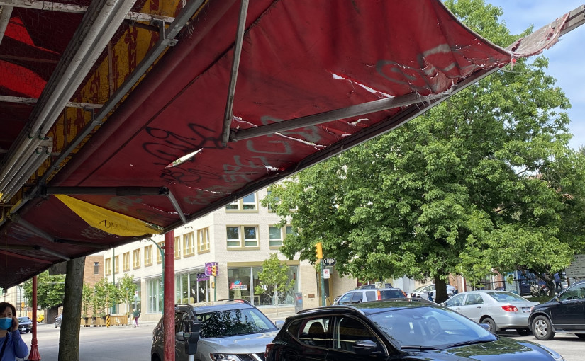 華埠商家對改善環境失信心 不及時清理塗鴉反被罰款