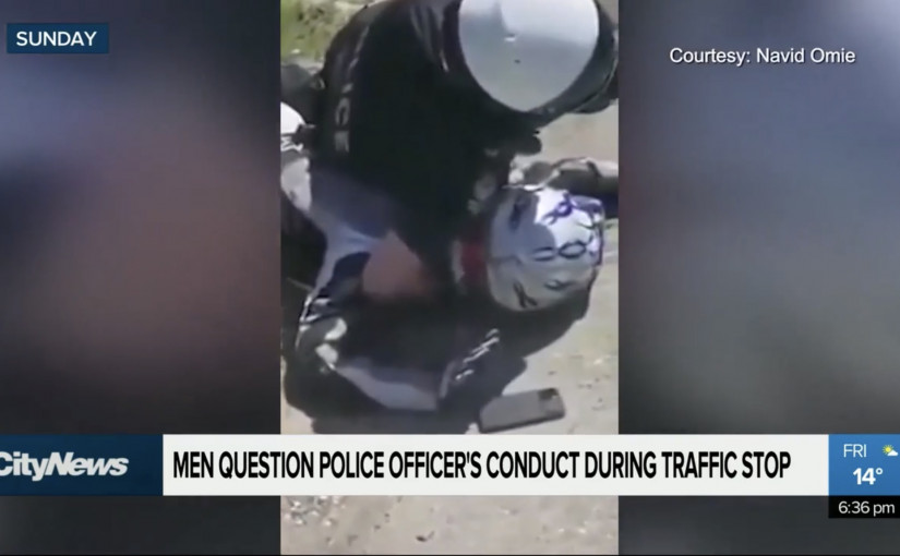 溫哥華市警正在調查一宗暴力拘捕騎電單車人士的投訴