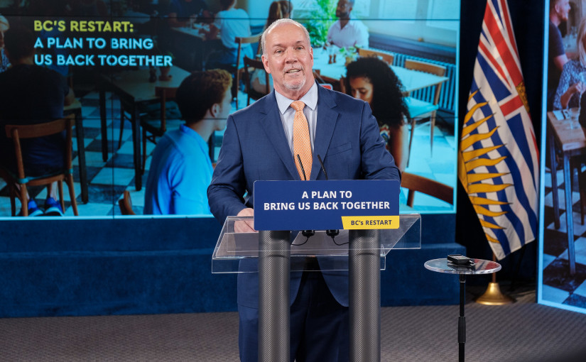 恢復堂食和社交 卑詩分四步重啟 期待9月「重回正軌」