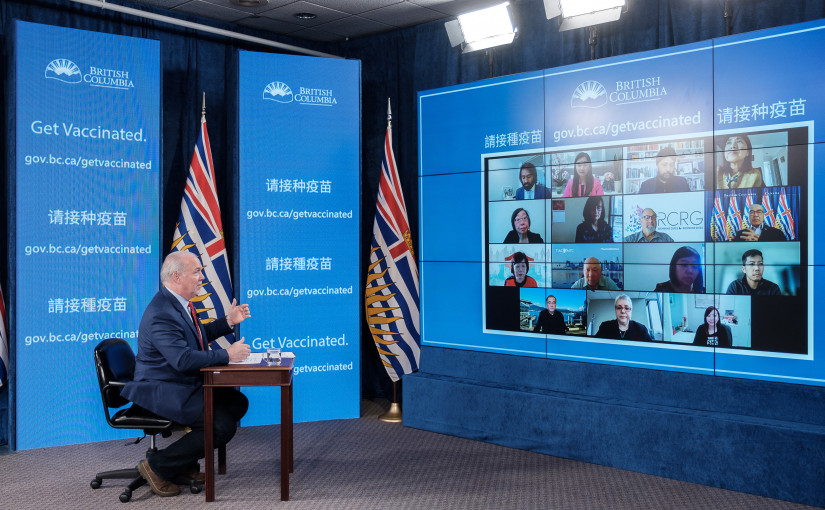 省長與社區領袖攜手共促全民登記接種疫苗