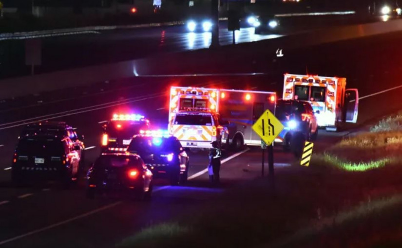 男子403公路遭汽車撞飛至路邊死亡