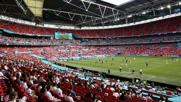 【歐國盃快訊】溫布萊放寬觀戰限制 最後3場准6萬球迷入場