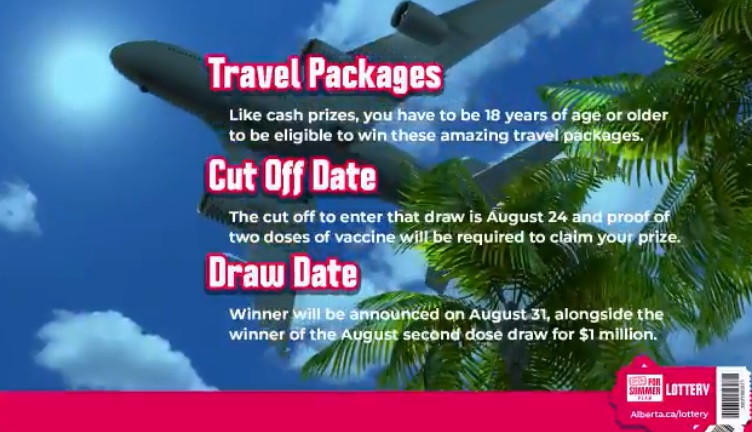 接種疫苗抽獎活動加碼 獎品增設旅遊套餐