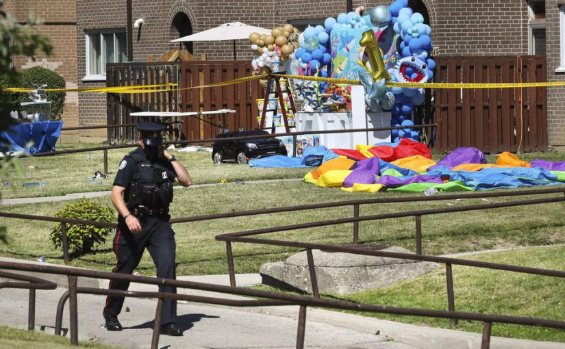 Rexdale嬰兒1歲生日派對发生槍擊案 3名兒童及1成人受傷