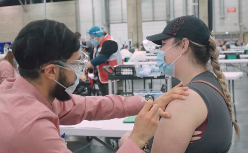 卡加利東北區冰球場將變成步入式疫苗診所