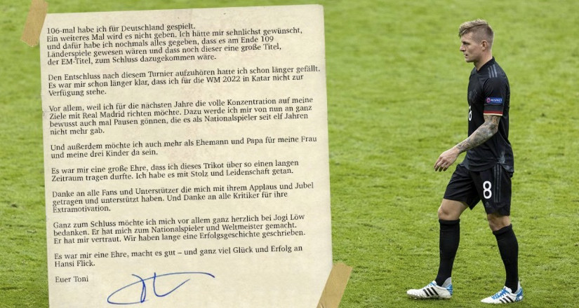 【歐國盃快訊】卻奧斯11年征戰畫句號 退出德國國家隊 不踢明年世界盃