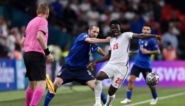 【歐國盃決賽：加時全場】英格蘭 1：1意大利 需互射十二碼決勝負