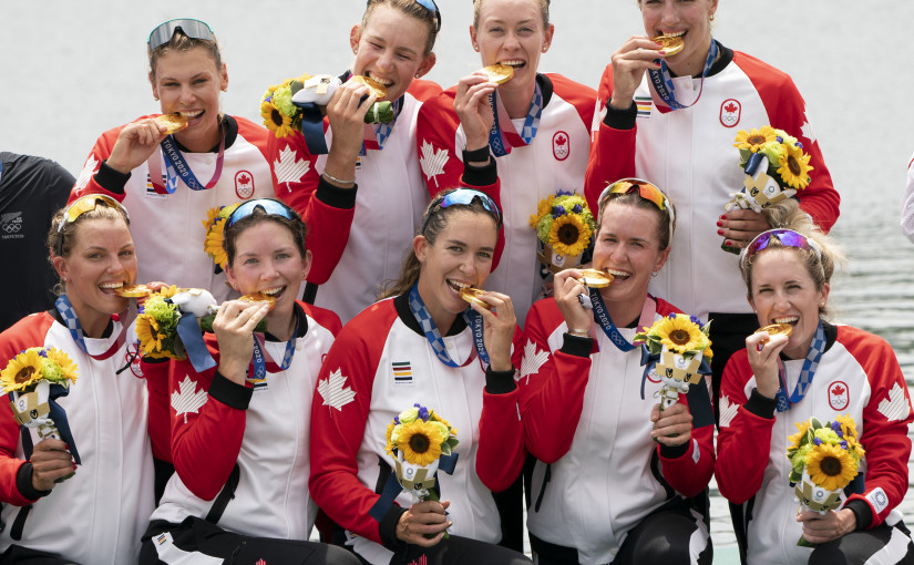 【東京奧運】本國女子八人划艇隊贏得金牌