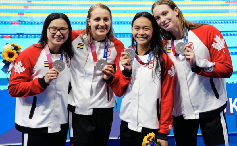 【東京奧運】加拿大奪首面奬牌 女子4×100自由泳摘銀牌