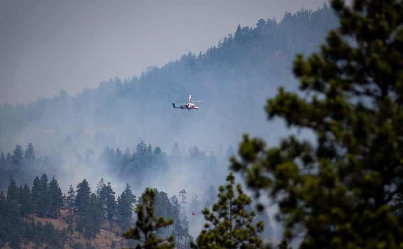利頓山火 有居民表示 父親留下來撲滅山火
