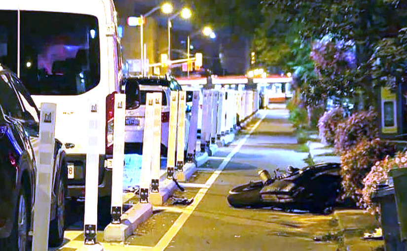 電單車撞路邊駛出汽車車頭 鐵騎當場死亡