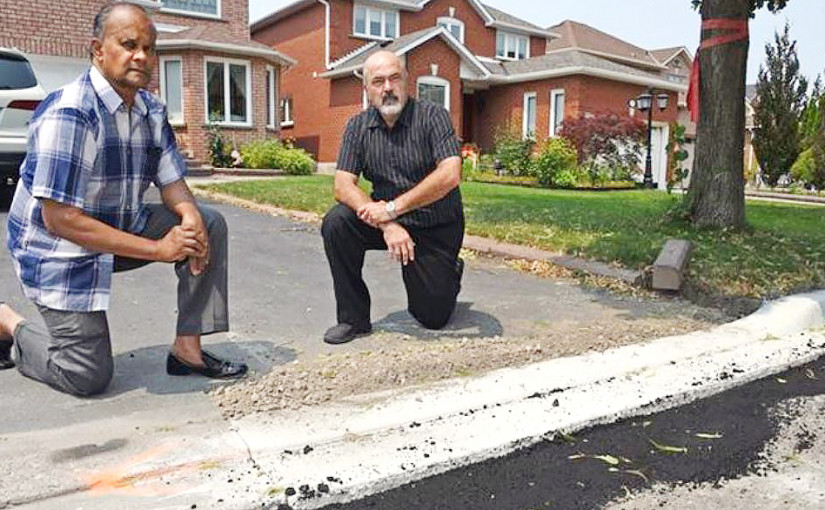 屋前路膊出裂縫 屋主承諾付450元全條更換 後反口指為何他負責埋單