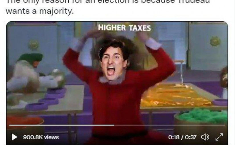 聯邦選舉前哨戰   保守黨發廣告醜化杜魯多