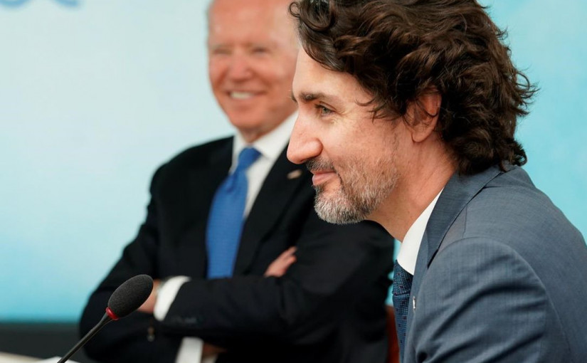 杜魯多與拜登通電話 討論包括貿易和邊境管理等事情