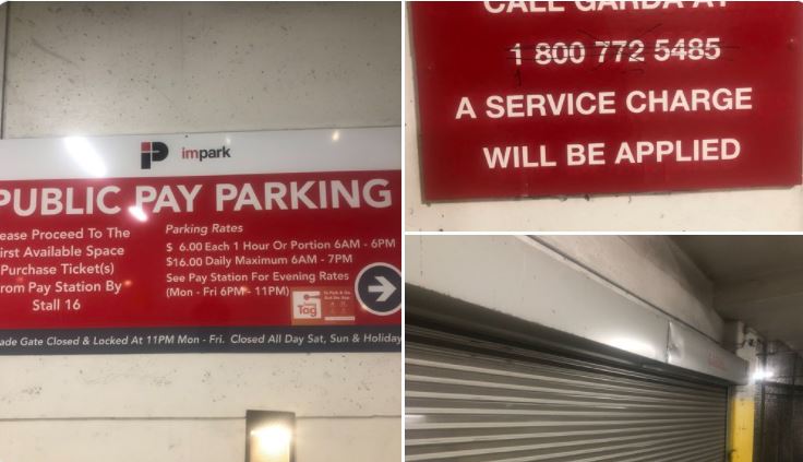 已付停車費 溫哥華市中心一停車場閘門關閉 女子無法取回汽車