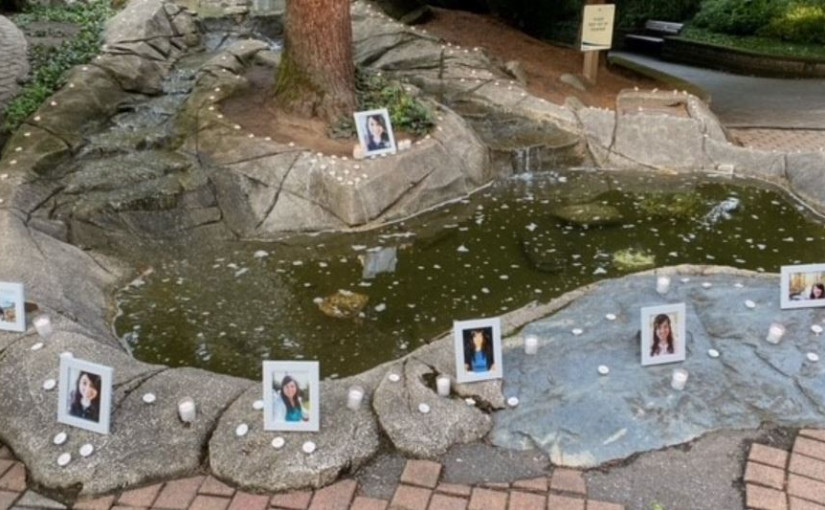 蘭里母親失蹤 朋友與家人及居民舉行燭光會