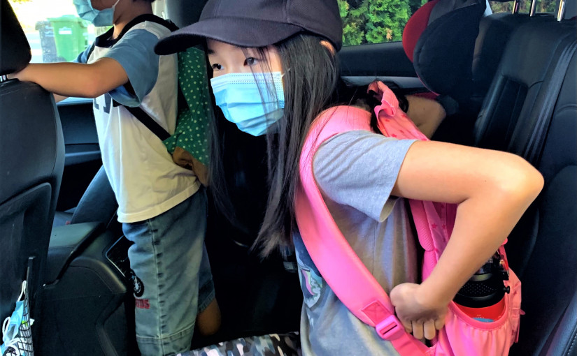 家長讚揚本地學校在開學日防疫工作周到 子女興奮返校學習