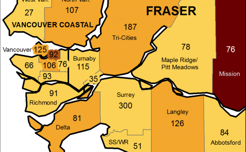 列治文新冠肺炎病例數目再增加 過去一周錄得91宗