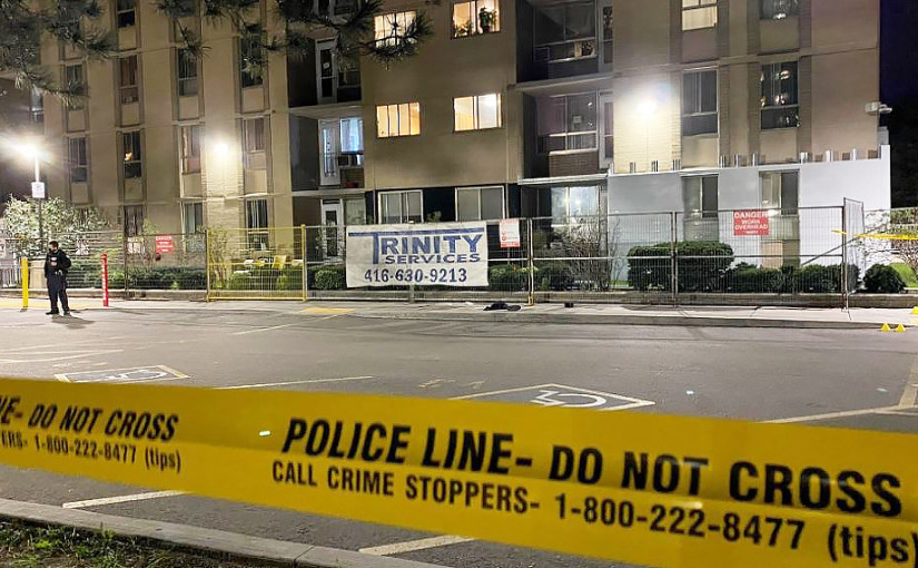 北約克發生槍擊案 20餘歲男子中槍重傷