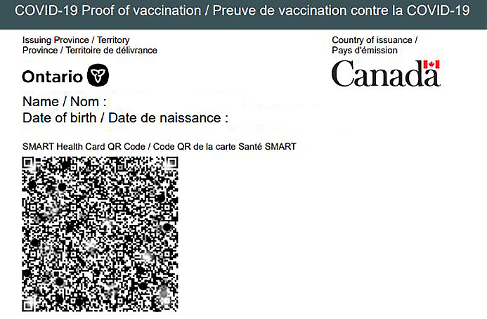 教你如何下載安省「疫苗證書」二維碼